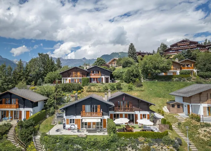 De La Delege -crans Montana- Amazing Views Chalet *